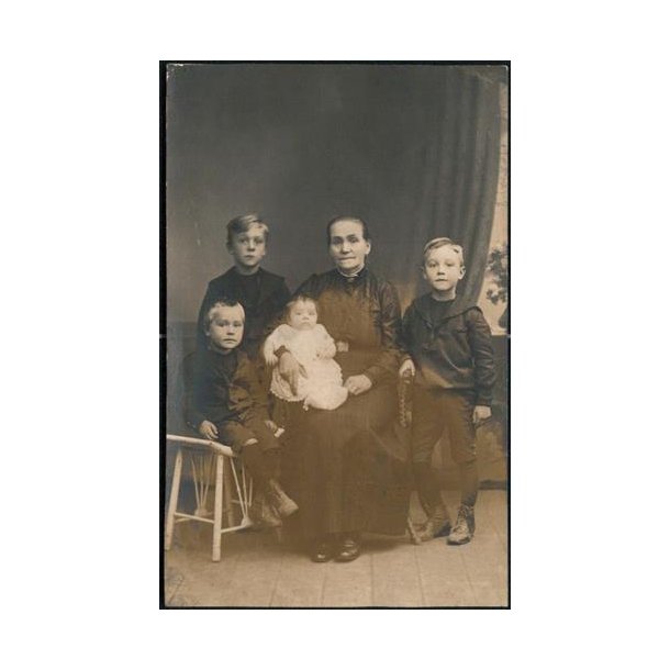 Fotokort Ukendt - Familien ? Ubrugt