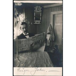 Fotokort Ukendt - Sv&aring;ger John ? Ubrugt