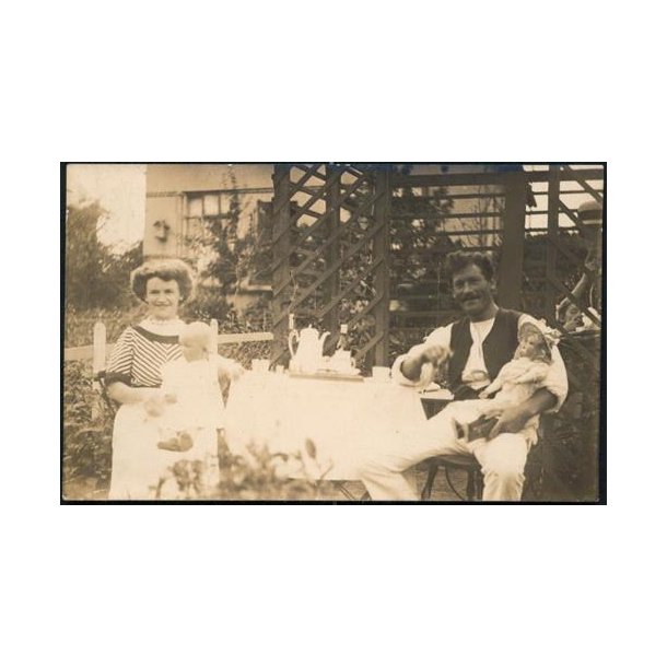 Fotokort Ukendt - Familien ? Ubrugt