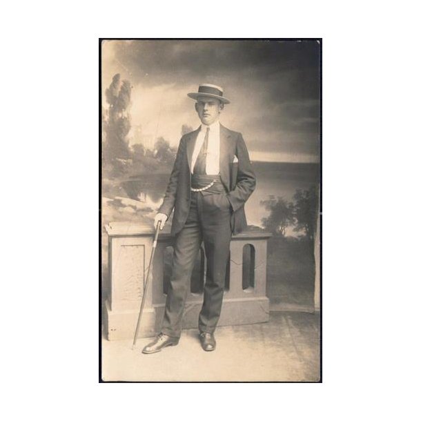 Fotokort Ukendt - Mand ? Ubrugt