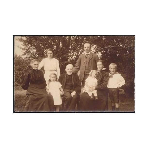 Fotokort Ukendt - Familien ? Ubrugt