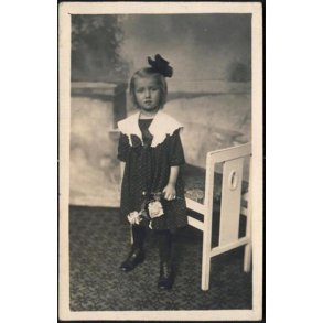 Fotokort Ukendt - Pige ? Ubrugt