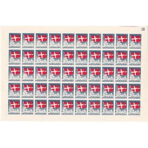 Danmark julemrkeark 1945 - POSTFRISK