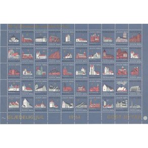 Danmark julemærkeark 1964 - POSTFRISK