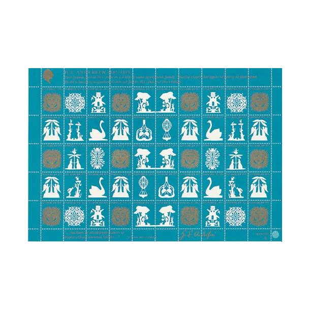 Danmark julemrkeark 1975 - POSTFRISK