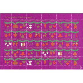 Danmark julemærkeark 1977 - POSTFRISK