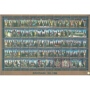 Danmark julemrkeark 1986 - POSTFRISK