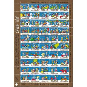 Danmark julemrkeark 1990 - POSTFRISK