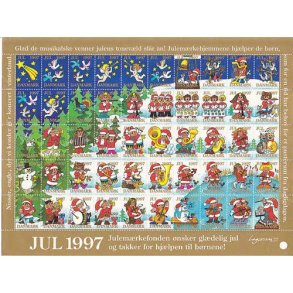 Danmark julemrkeark 1997 - POSTFRISK