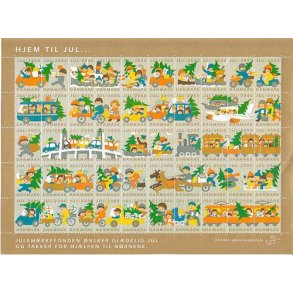 Danmark julemærkeark 2000 - POSTFRISK
