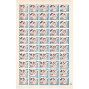 Danmark julemærkeark 1947 - FOLDET