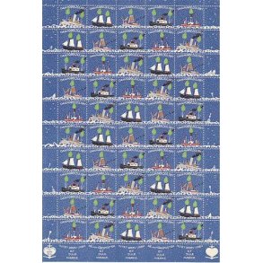 Danmark julemærkeark 1957 - FOLDET