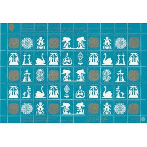 Danmark julemærkeark 1975 - FOLDET