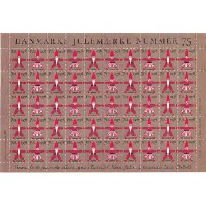 Danmark julemærkeark 1978 - FOLDET