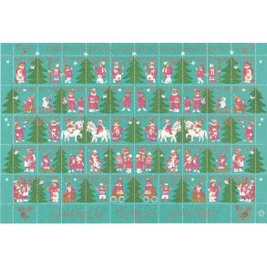 Danmark julemærkeark 1980 - FOLDET