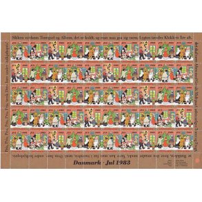 Danmark julemærkeark 1983 - FOLDET