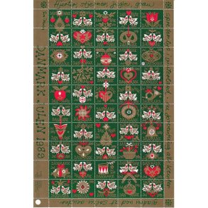 Danmark julemærkeark 1989 - FOLDET