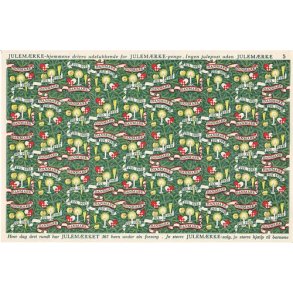 Danmark julemærkeark 1951 - UTAKKET