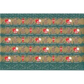 Danmark julemærkeark 1956 - UTAKKET