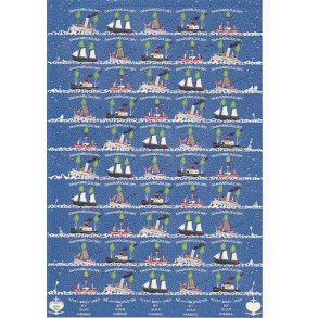 Danmark julemærkeark 1957 - UTAKKET