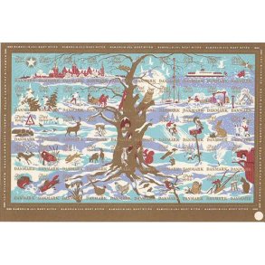 Danmark julemærkeark 1960 - UTAKKET