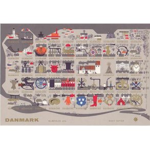 Danmark julemærkeark 1962 - UTAKKET