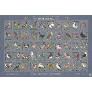 Danmark julemærkeark 1965 - UTAKKET