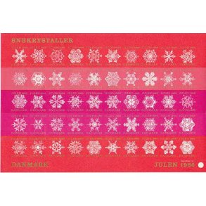 Danmark julemærkeark 1966 - UTAKKET