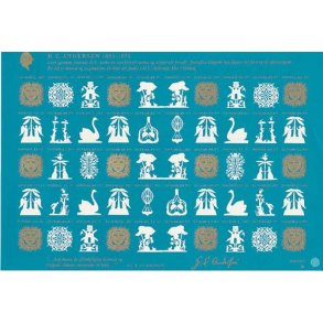 Danmark julemærkeark 1975 - UTAKKET