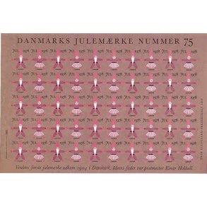 Danmark julemærkeark 1978 - UTAKKET
