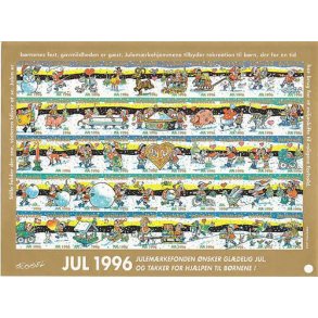 Danmark julemærkeark 1996 - UTAKKET