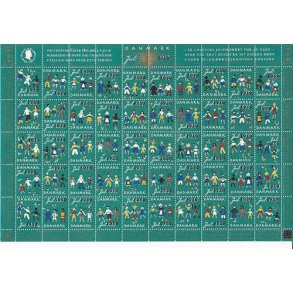 Danmark julemærkeark 1959/53 - FOLDET