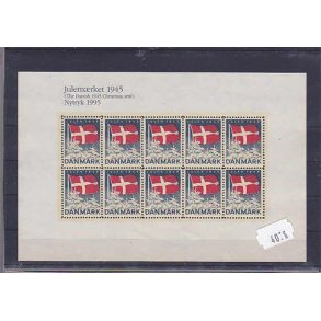 Danmark julemrkeark nytryk 1945/95 - POSTFRISK