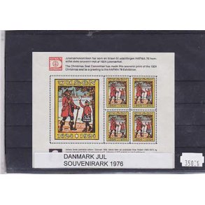 Hafnia Souvenirark - Postbude 1976 - Takket, postfrisk