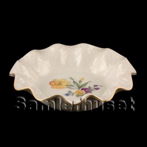 Saxisk Blomst Hvid Kageskl Blger