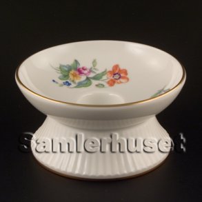 Saxisk Blomst Hvid Lysestage