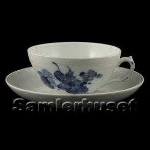 Bl Blomst Flettet Tekop 5x9 cm.