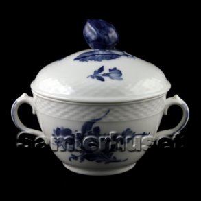 Bl Blomst Flettet Sukkerskl 12 cm.