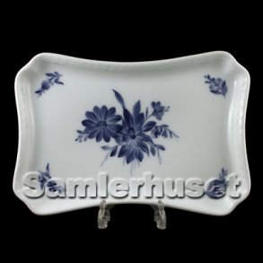 Bl Blomst Flettet Bakke til sukker og flde