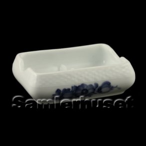 Blå Blomst Flettet Askebæger 9½ cm.