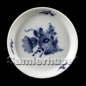 Blå Blomst Flettet Askebæger Rundt 9 cm.