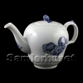 Blå Blomst Flettet Tekande 15 x24 cm.