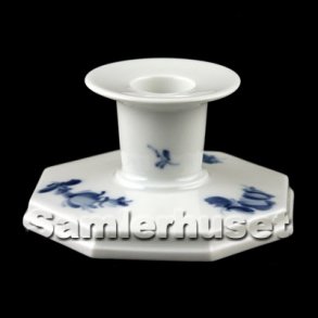 Bl Blomst Kantet Lysestage 5 cm.