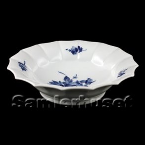 Bl Blomst Kantet Asiet Rund 21 cm.