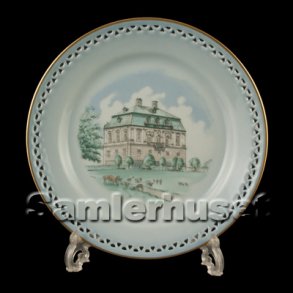 Danmarksstellet Tallerken Flad 21 cm. Erimitegeslottet