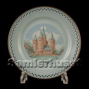 Danmarksstellet Tallarken Flad 21 cm. Kalundborg Kirke.