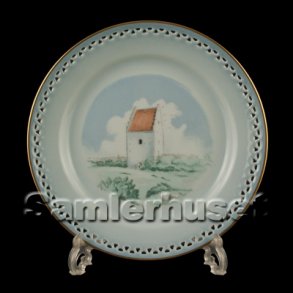 Danmarksstellet Tallerken Dyb 21 cm. Skagen Kirke.