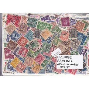 Sverige Samling Stemplet/ustemplet 425 forskellige