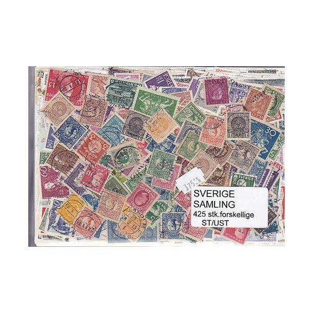 Sverige Samling Stemplet/ustemplet 425 forskellige