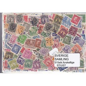 Sverige Samling Stemplet/ustemplet 515 forskellige